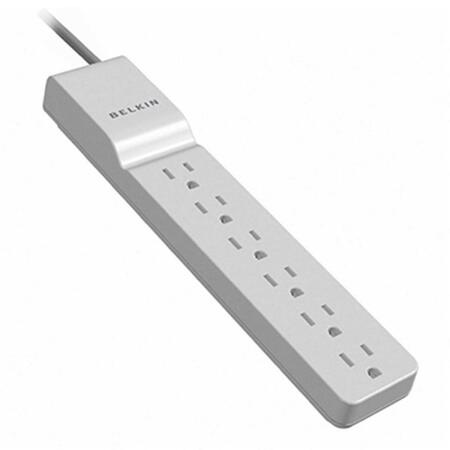 FASTTRACK K62147 2.5 ft. 6-Outlet Surge Protector FA3543786